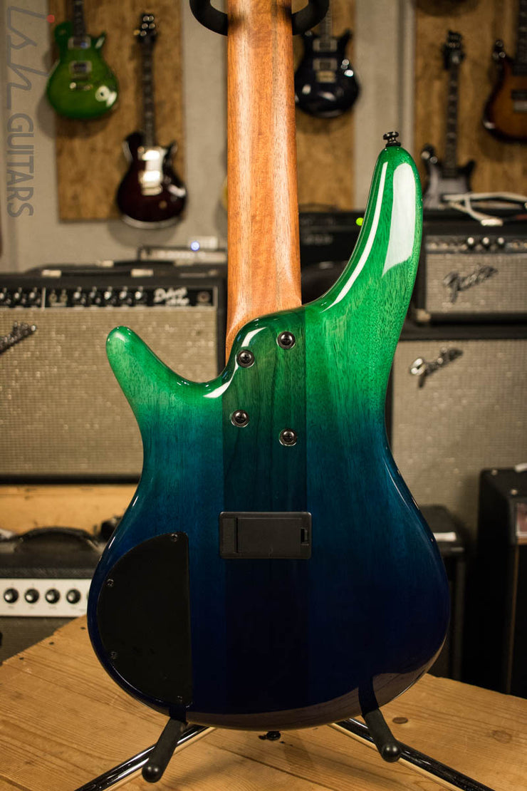 Ibanez SR875BRG Blue Green Fade Electric Bass