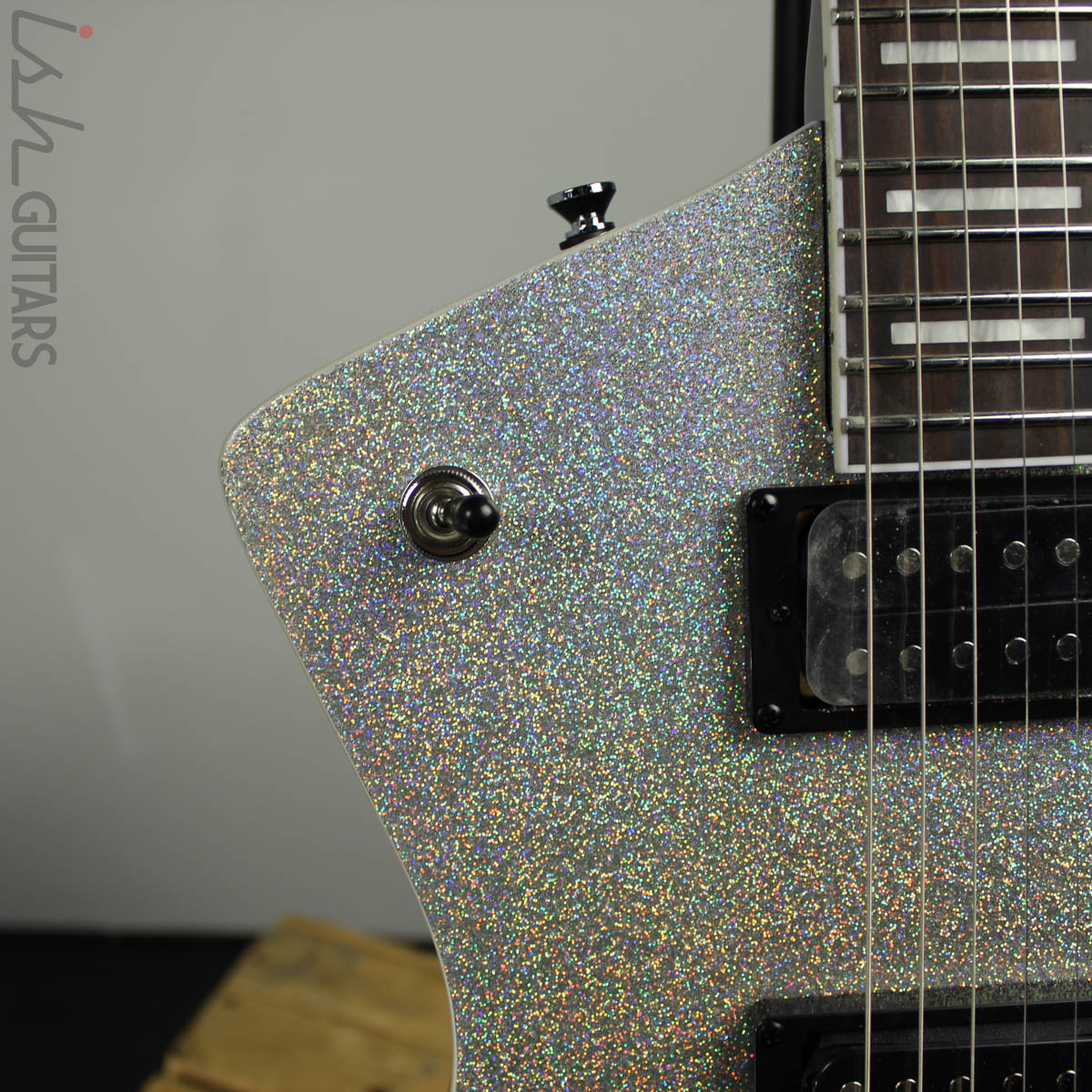 Ibanez PS60 SSL Paul Stanley Signature Silver Sparkle – Ish Guitars