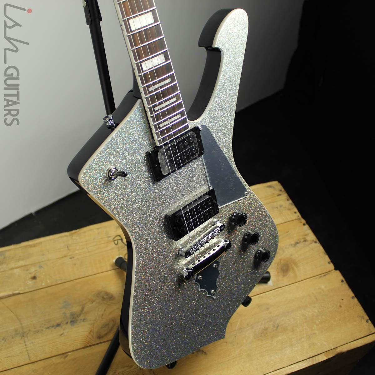 Ibanez PS60 SSL Paul Stanley Signature Silver Sparkle – Ish Guitars