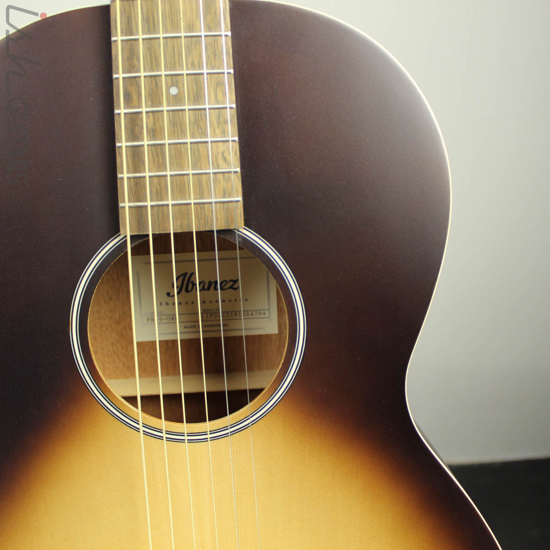 Ibanez PN19 Parlor Open Pore Natural Burst