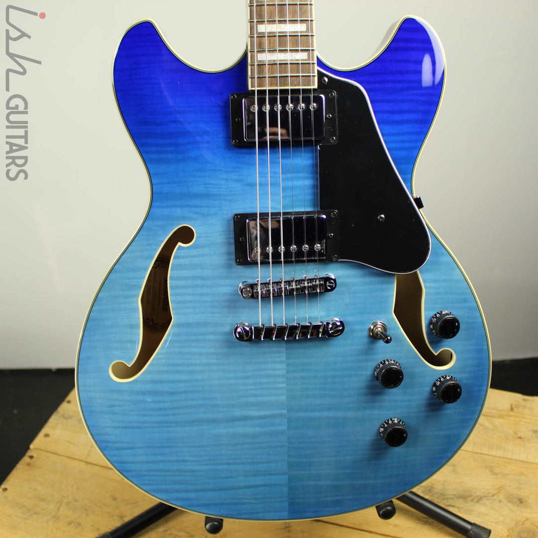 Ibanez Artcore AS73FM Azure Blue Gradation