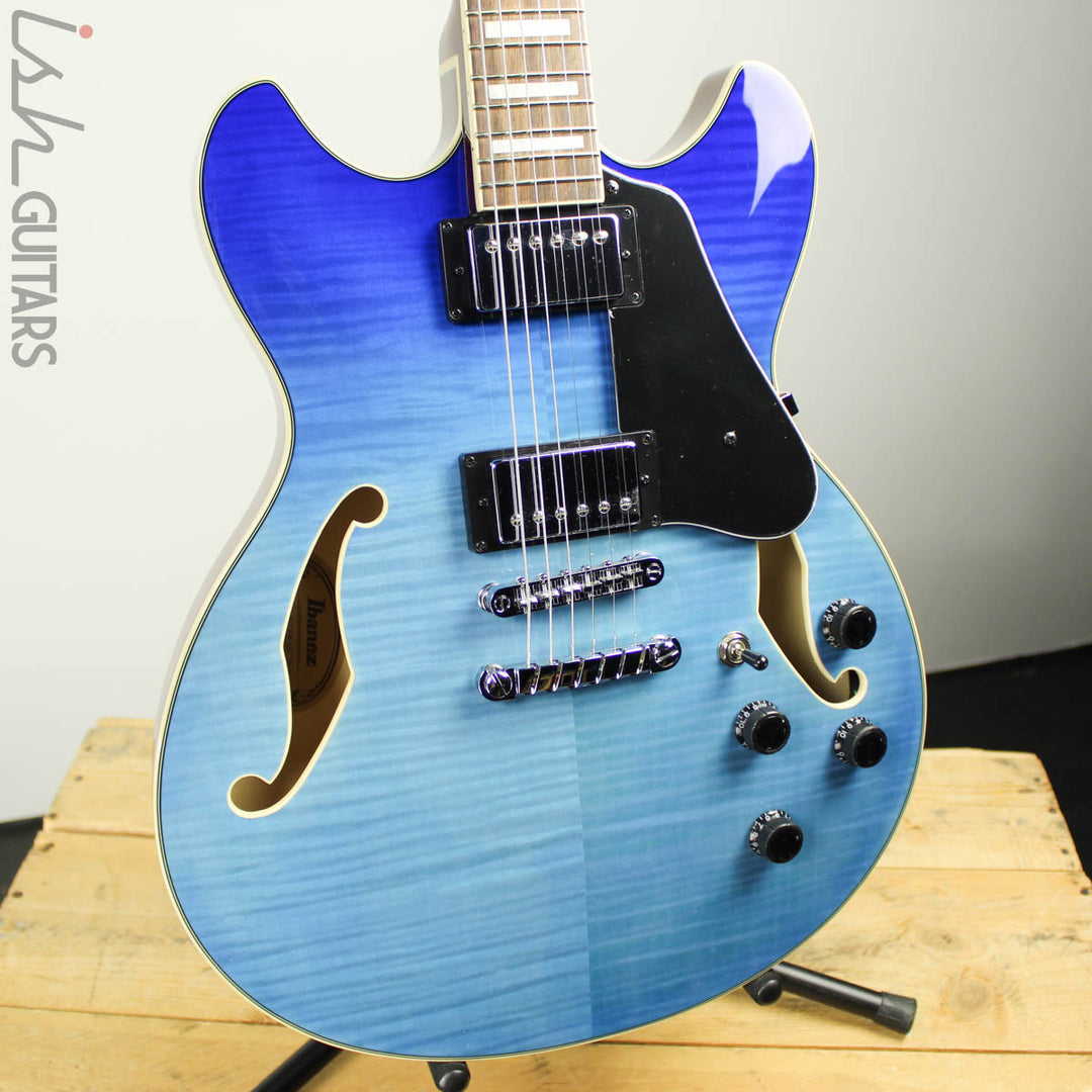 Ibanez Artcore AS73FM Azure Blue Gradation
