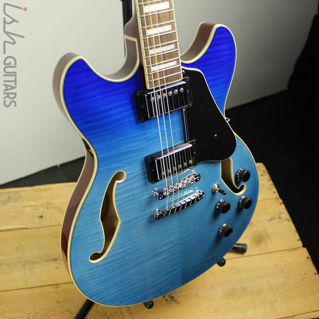 Ibanez Artcore AS73FM Azure Blue Gradation