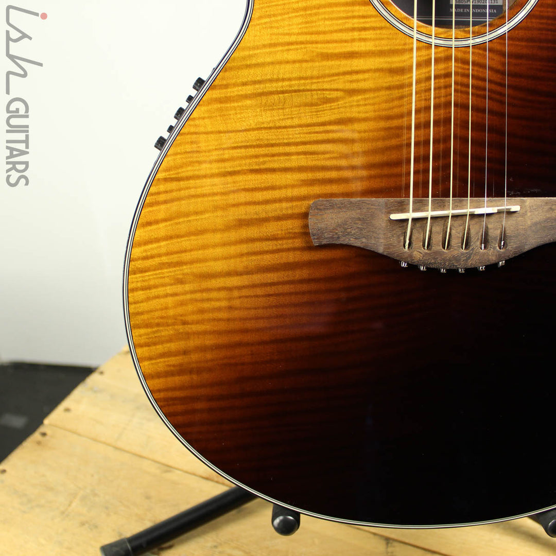 Ibanez AEWC32FM Thinline Amber Sunset Fade B-Stock