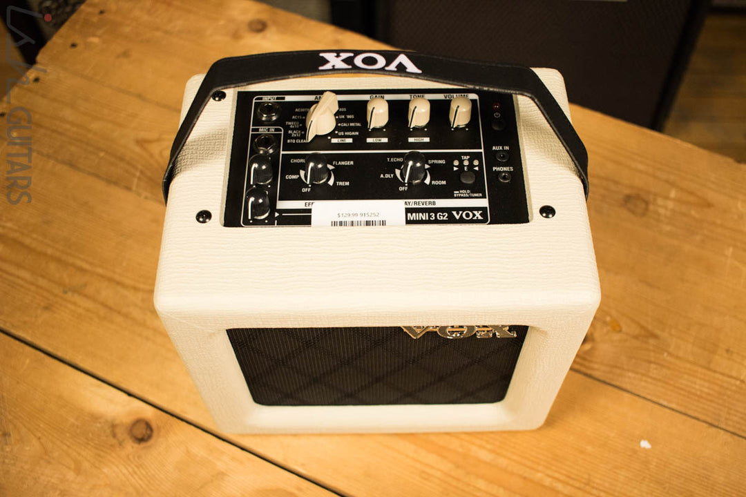 Vox Mini3 G2 Battery Powered Modeling Amp Ivory