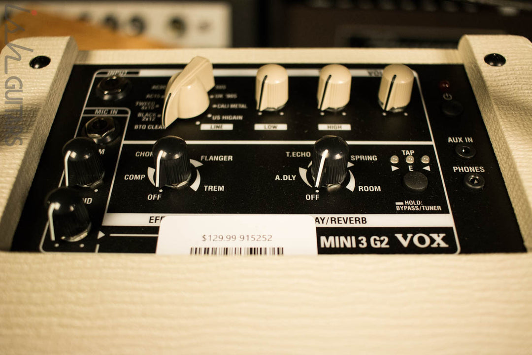 Vox Mini3 G2 Battery Powered Modeling Amp Ivory