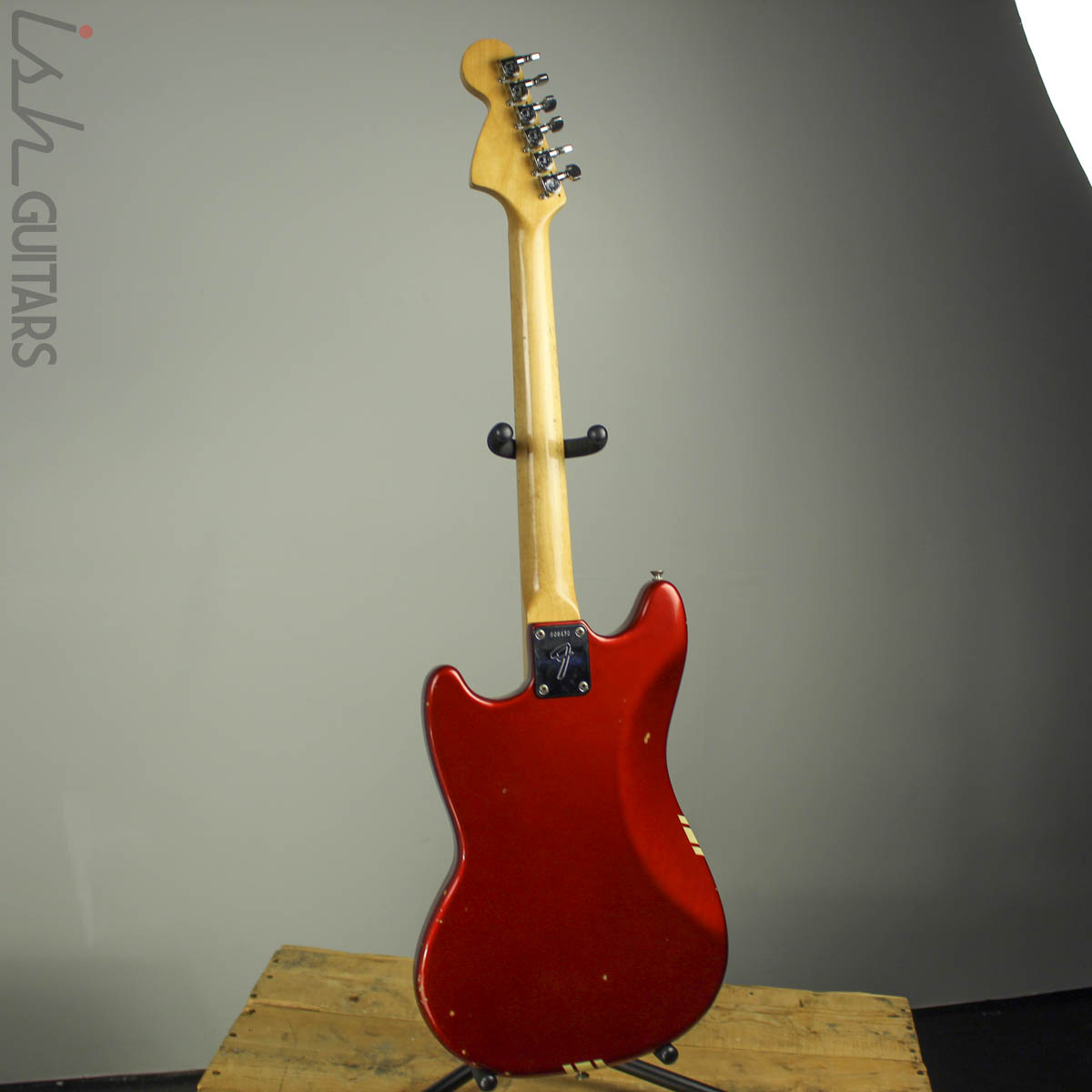 1973 1974 Fender Mustang Red with Competition Racing Stripes (DEMO
