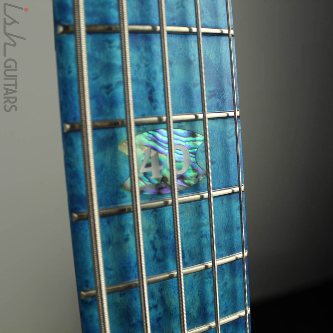 Spector NS-2 5-String Ish Limited Buckeye Burl Coral Blue