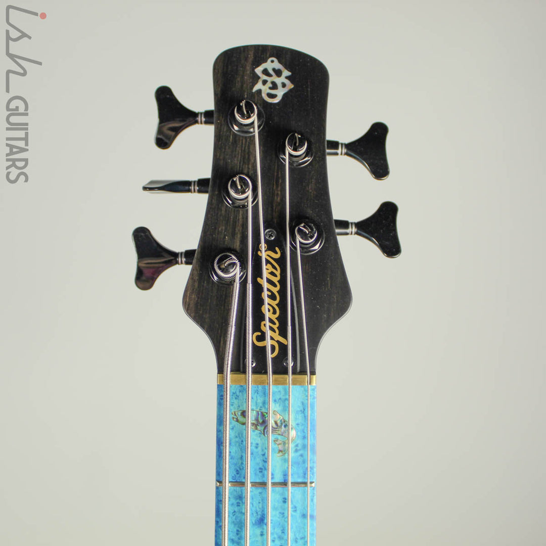 Spector NS-2 5-String Ish Limited Buckeye Burl Coral Blue