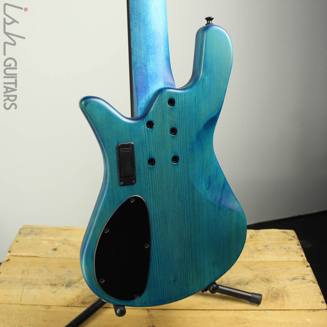 Spector NS-2 5-String Ish Limited Buckeye Burl Coral Blue