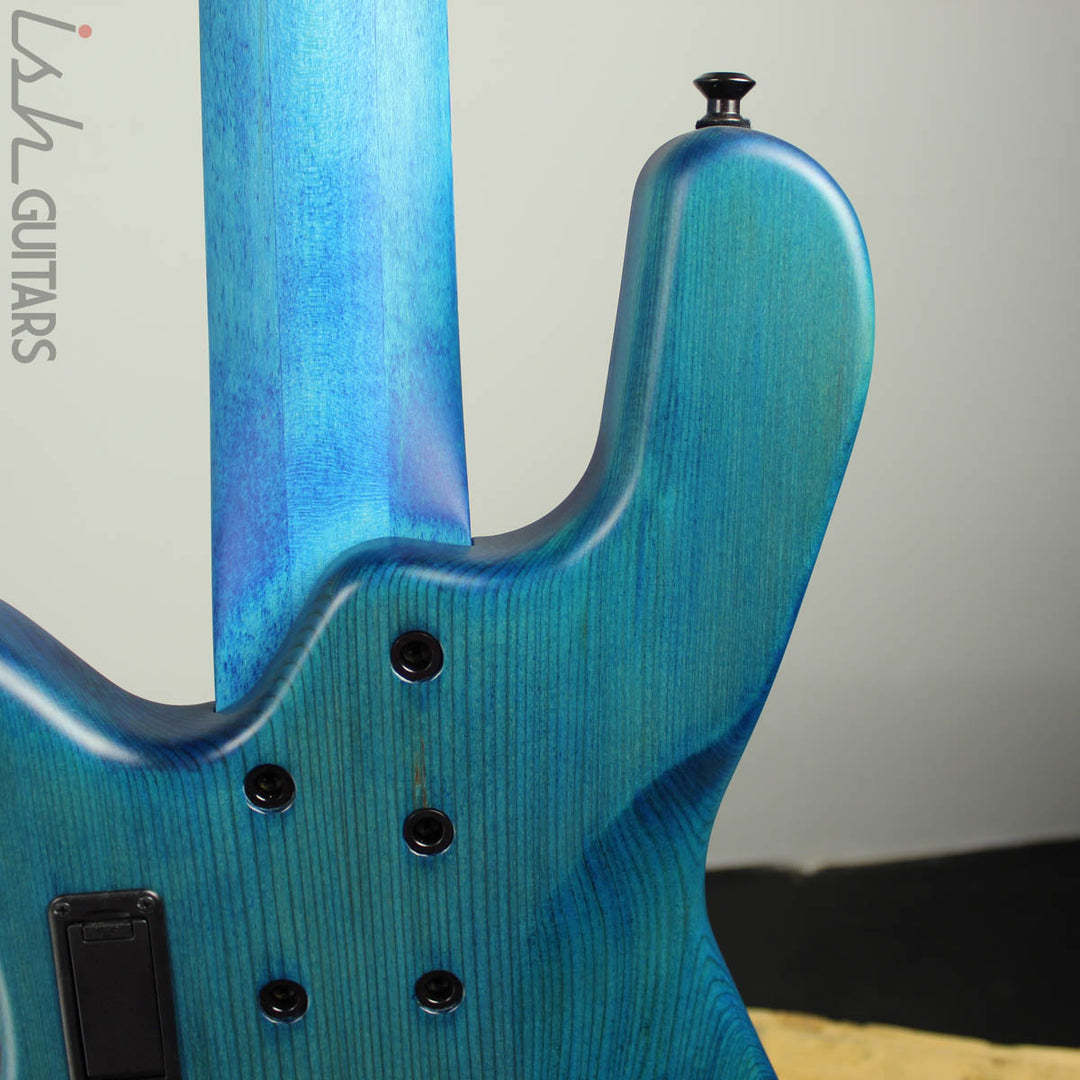 Spector NS-2 5-String Ish Limited Buckeye Burl Coral Blue