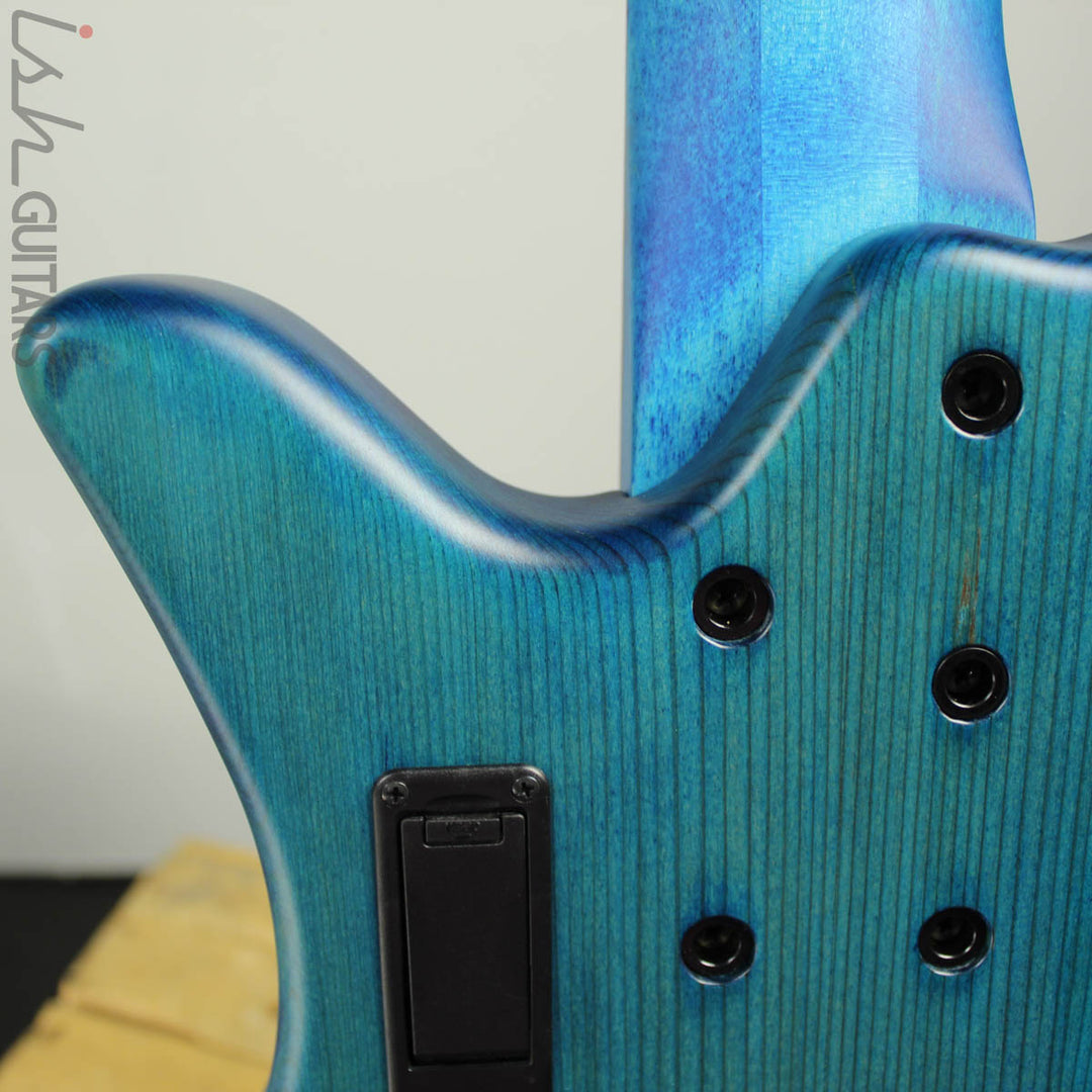 Spector NS-2 5-String Ish Limited Buckeye Burl Coral Blue