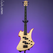 2005 BC Rich Mockingbird NJ Series Bass Guitar Natural