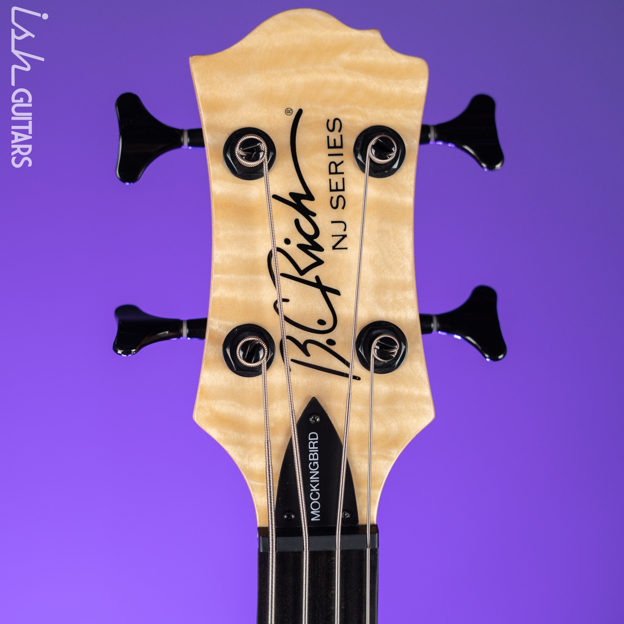 2005 BC Rich Mockingbird NJ Series Bass Guitar Natural – Ish Guitars