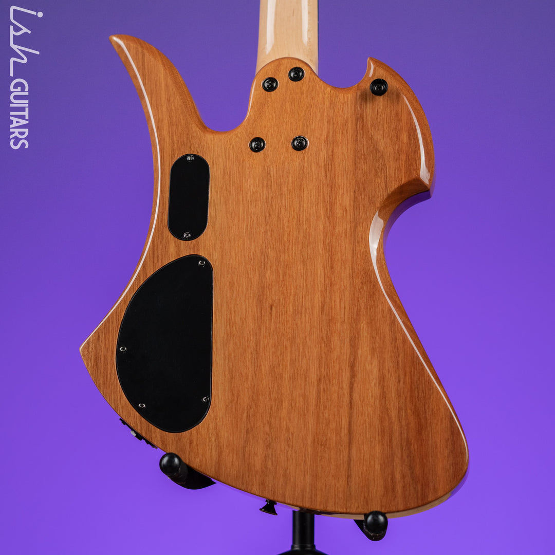 2005 BC Rich Mockingbird NJ Series Bass Guitar Natural
