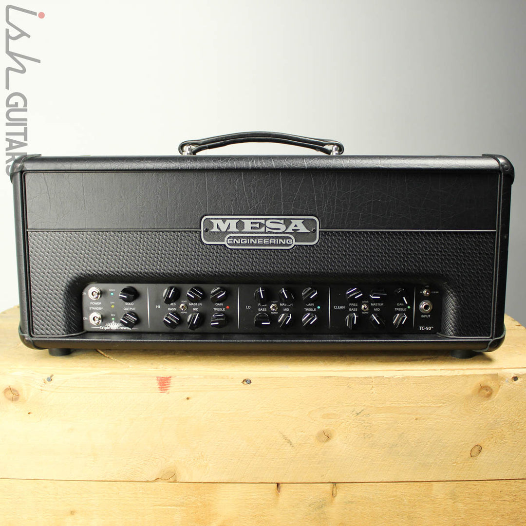 Mesa Boogie TC-50 Triple Crown Amplifier Head w/ Footswitch and Cover