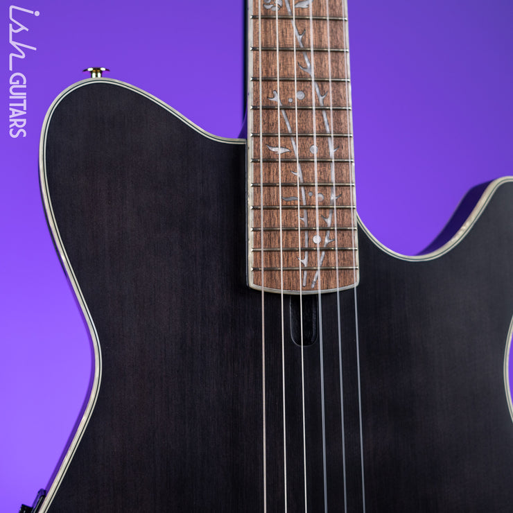 Ibanez TOD10N Tim Henson Signature Nylon Acoustic-Electric Guitar Transparent Black Flat