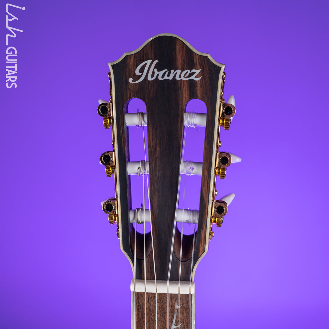 Ibanez TOD10N Tim Henson Signature Nylon Acoustic-Electric Guitar Transparent Black Flat