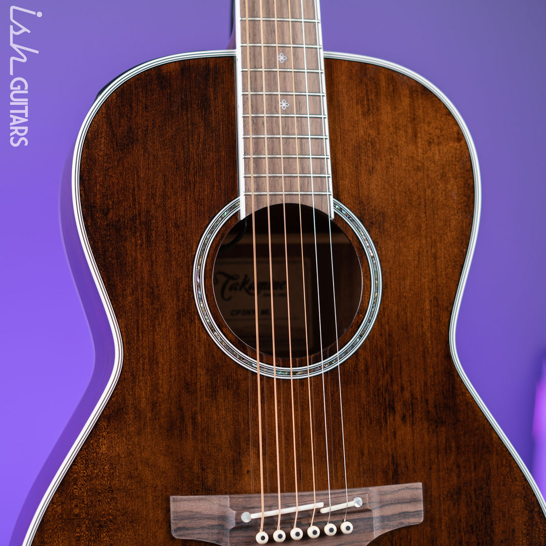 Takamine CP3NY ML New Yorker Acoustic-Electric Guitar Molasses