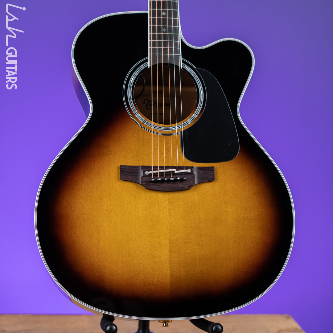 Takamine P6JC Jumbo Acoustic-Electric Guitar Brown Sunburst Gloss Demo