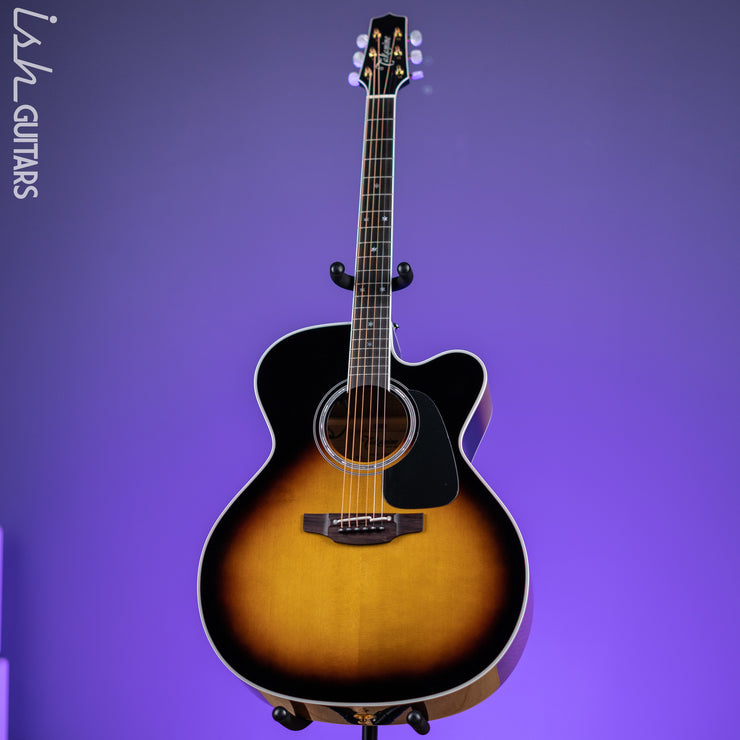 Takamine P6JC Jumbo Acoustic-Electric Guitar Brown Sunburst Gloss