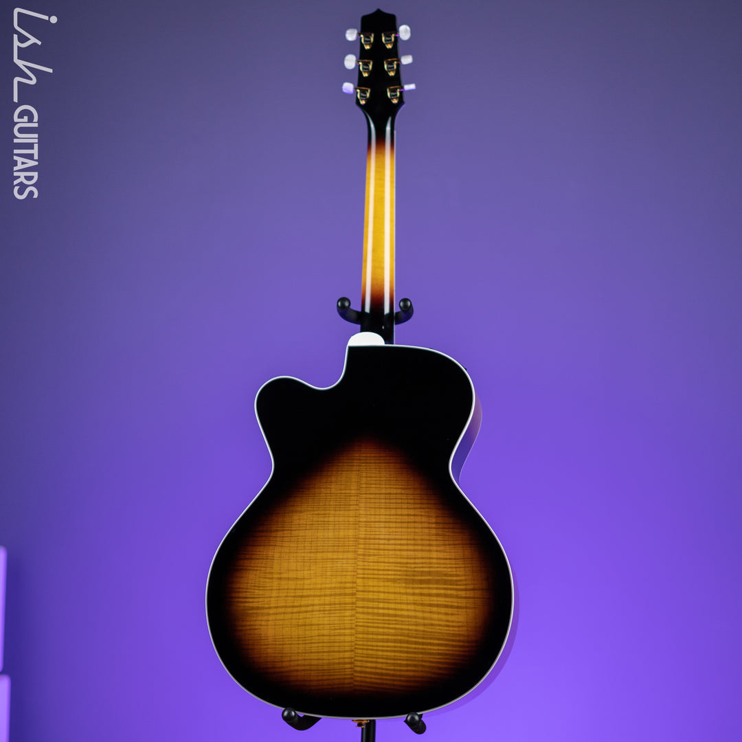 Takamine P6JC Jumbo Acoustic-Electric Guitar Brown Sunburst Gloss Demo