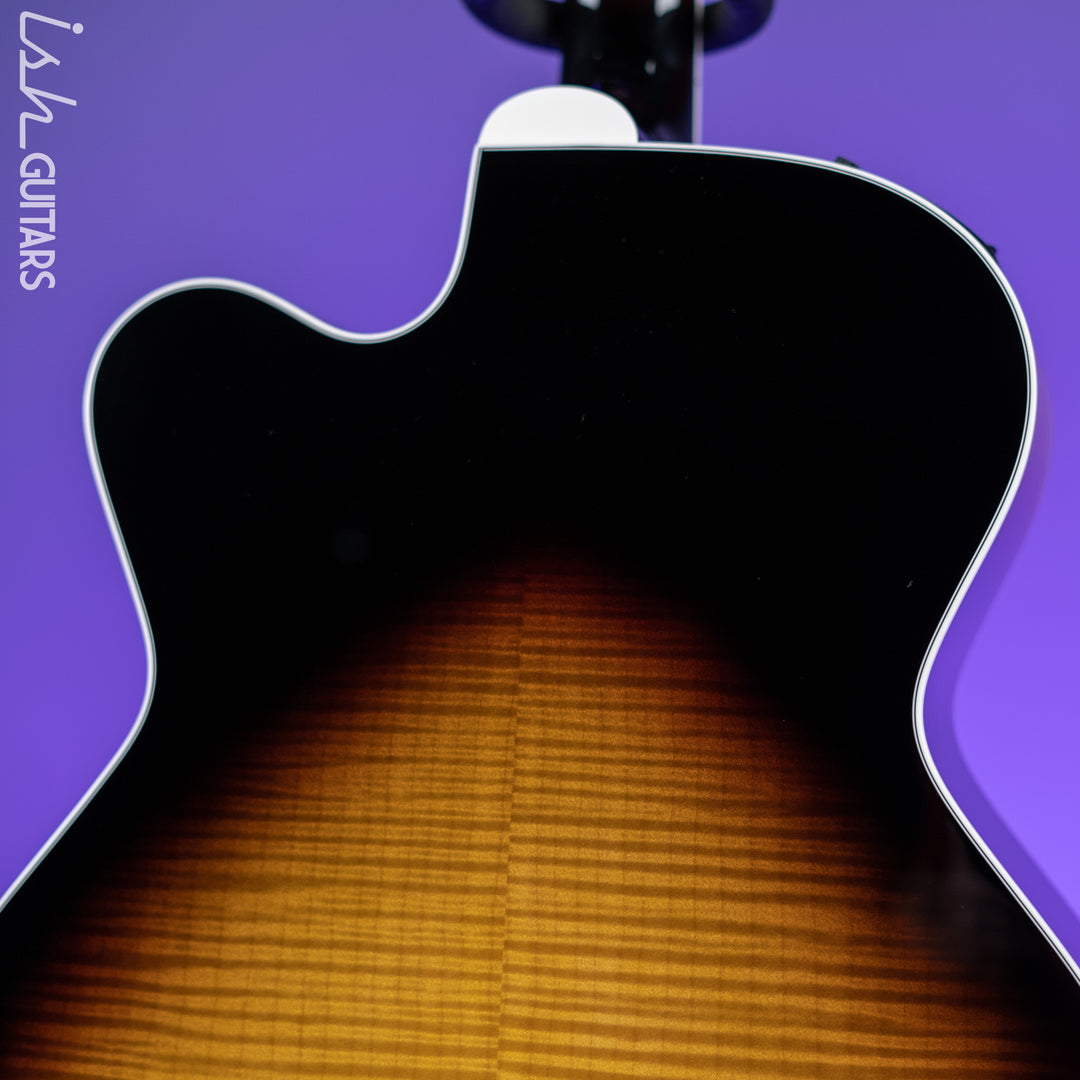 Takamine P6JC Jumbo Acoustic-Electric Guitar Brown Sunburst Gloss Demo