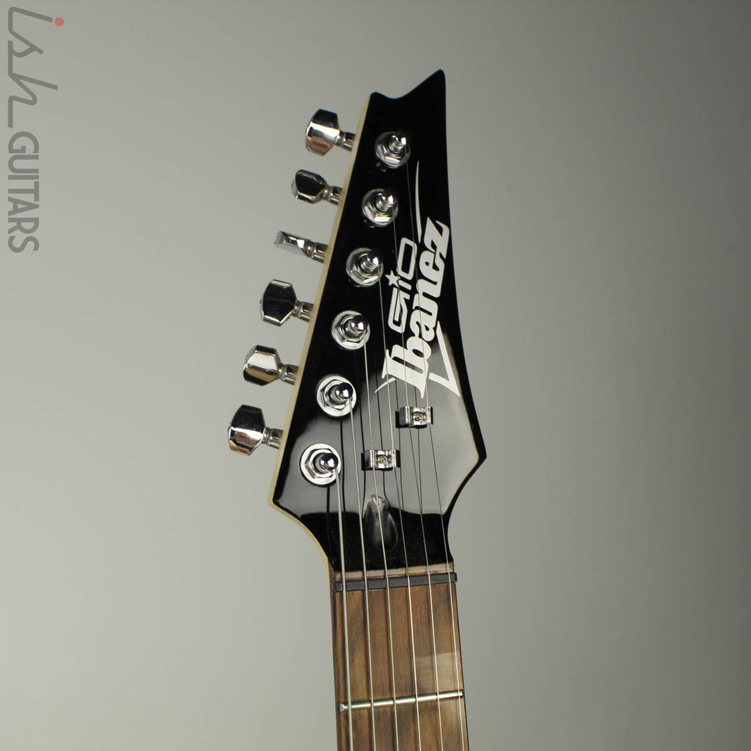 2018 Ibanez Gio GRX70QA Transparent Blue Burst – Ish Guitars