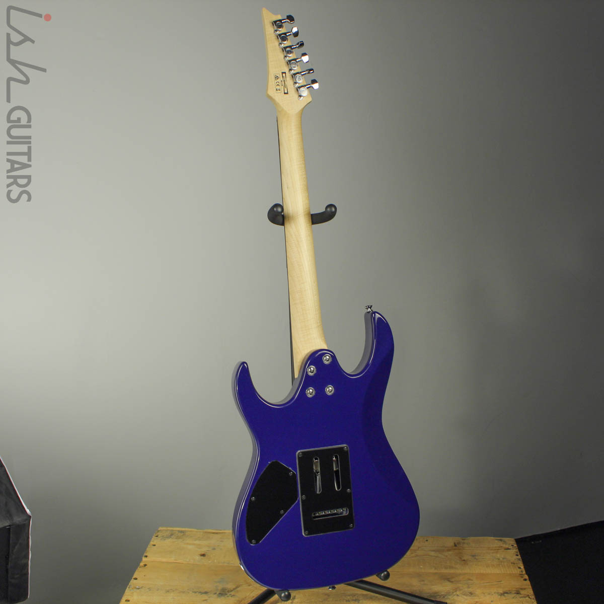 2018 Ibanez Gio GRX70QA Transparent Blue Burst – Ish Guitars