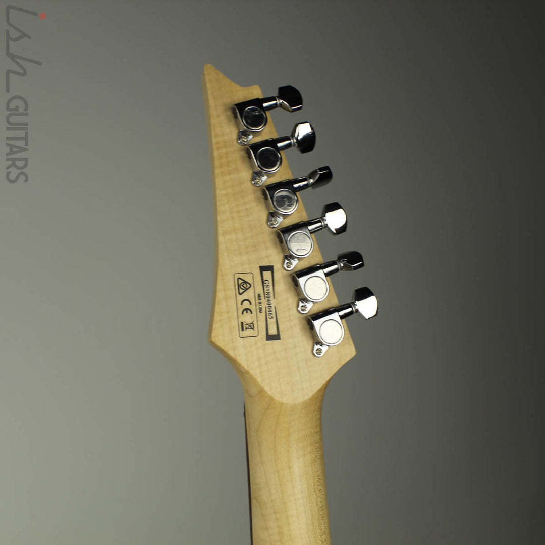 2018 Ibanez Gio GRX70QA Transparent Blue Burst