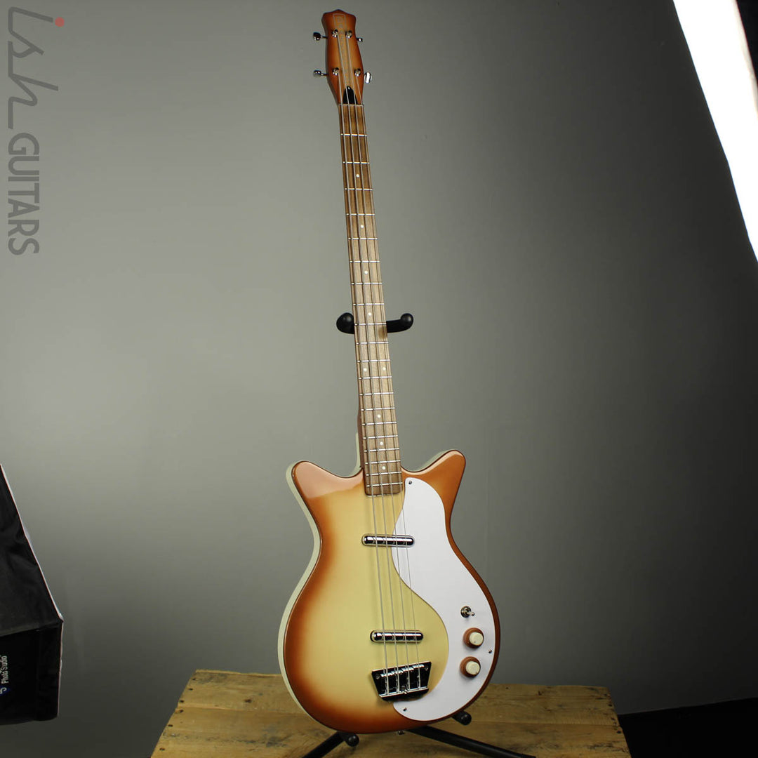 Danelectro 59DC Long Scale Bass Guitar Copper Burst