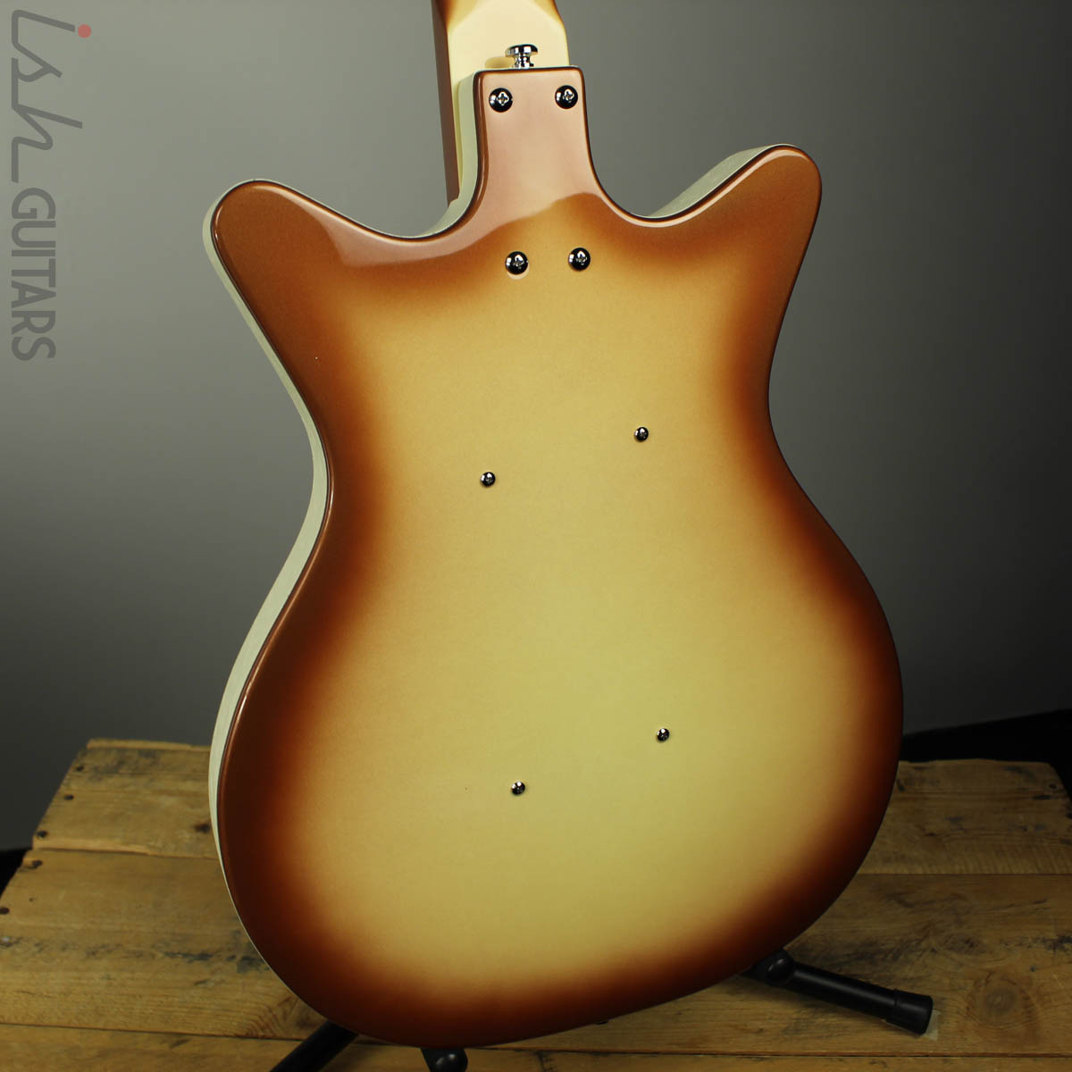 Danelectro 59DC Long Scale Bass Guitar Copper Burst – Ish Guitars