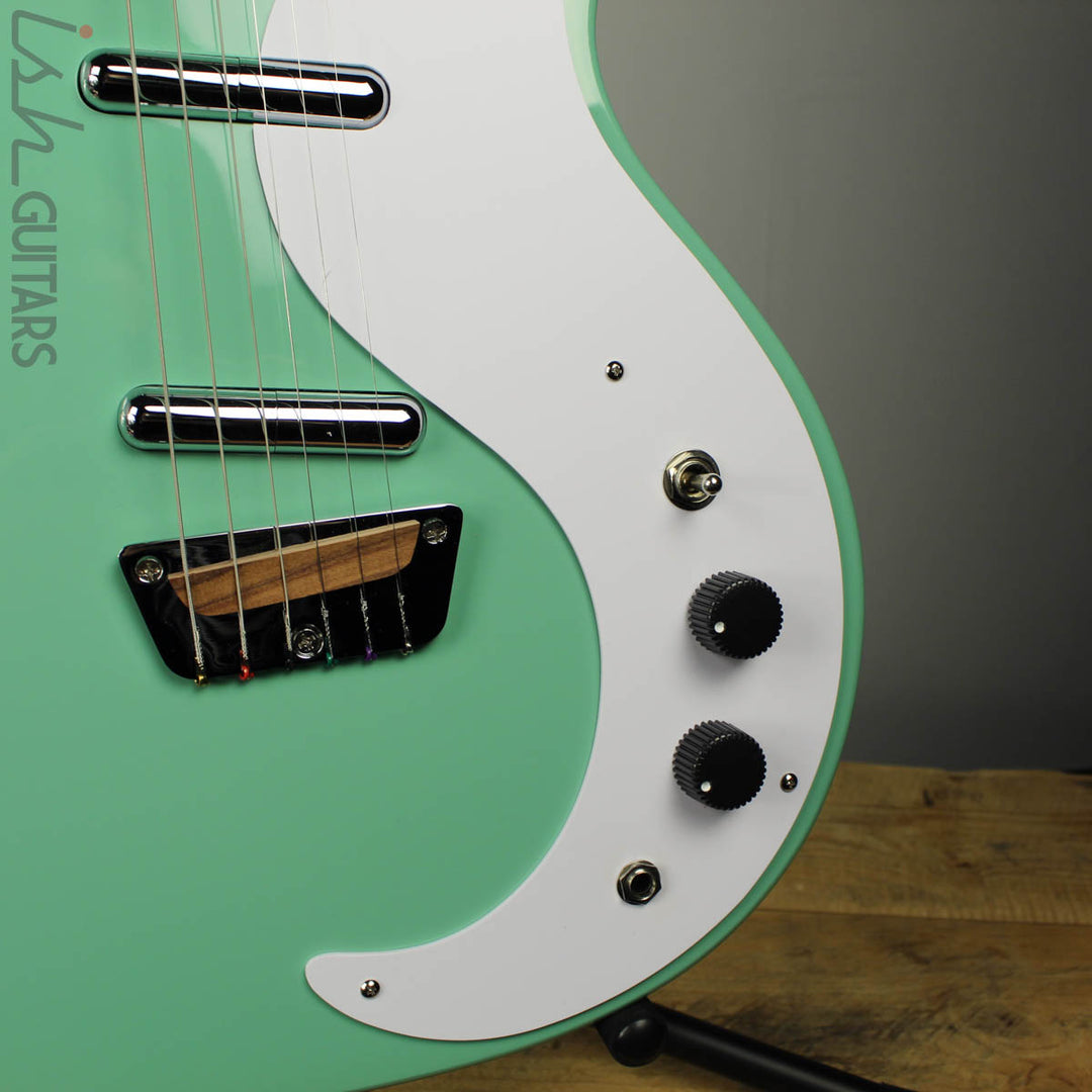 Danelectro Stock 59 Aqua Solidbody Electric Guitar (DEMO VIDEO)