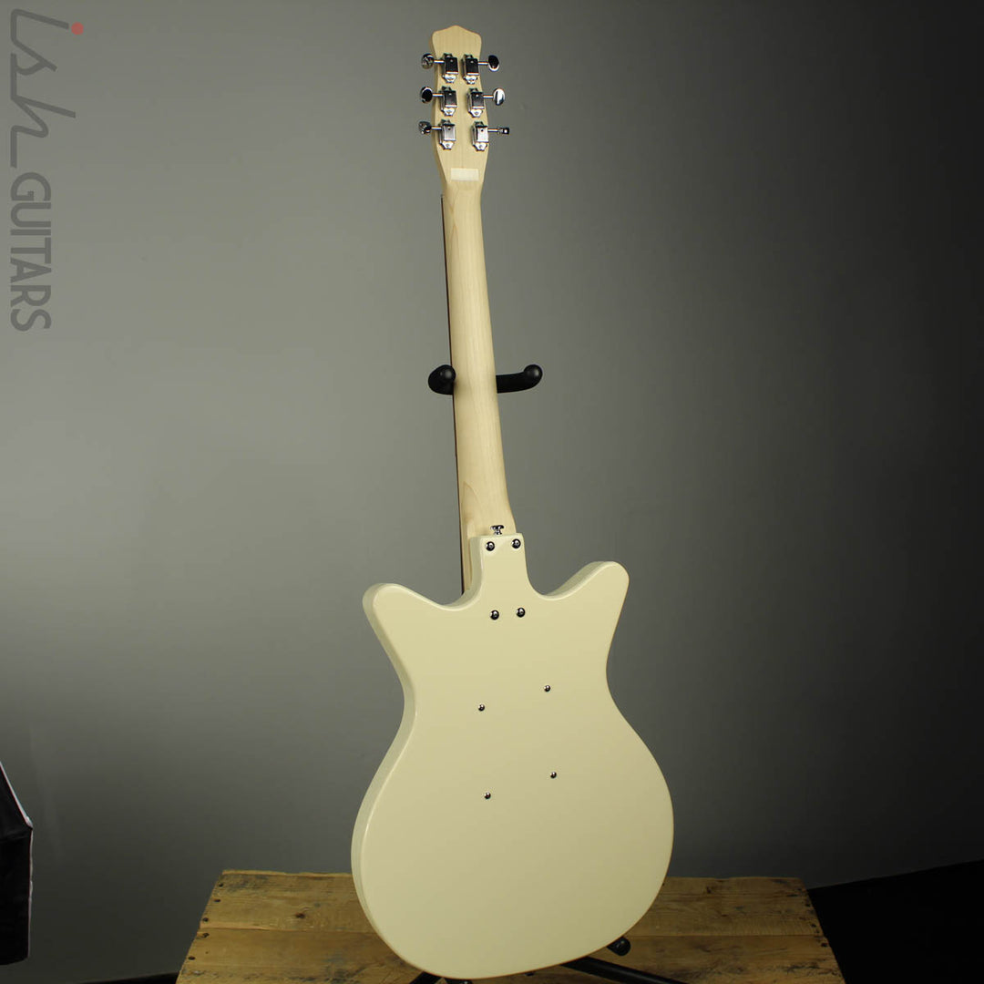 Danelectro Stock 59 Cream Solidbody Electric Guitar (DEMO VIDEO)