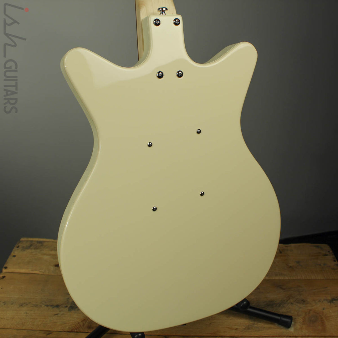 Danelectro Stock 59 Cream Solidbody Electric Guitar (DEMO VIDEO)