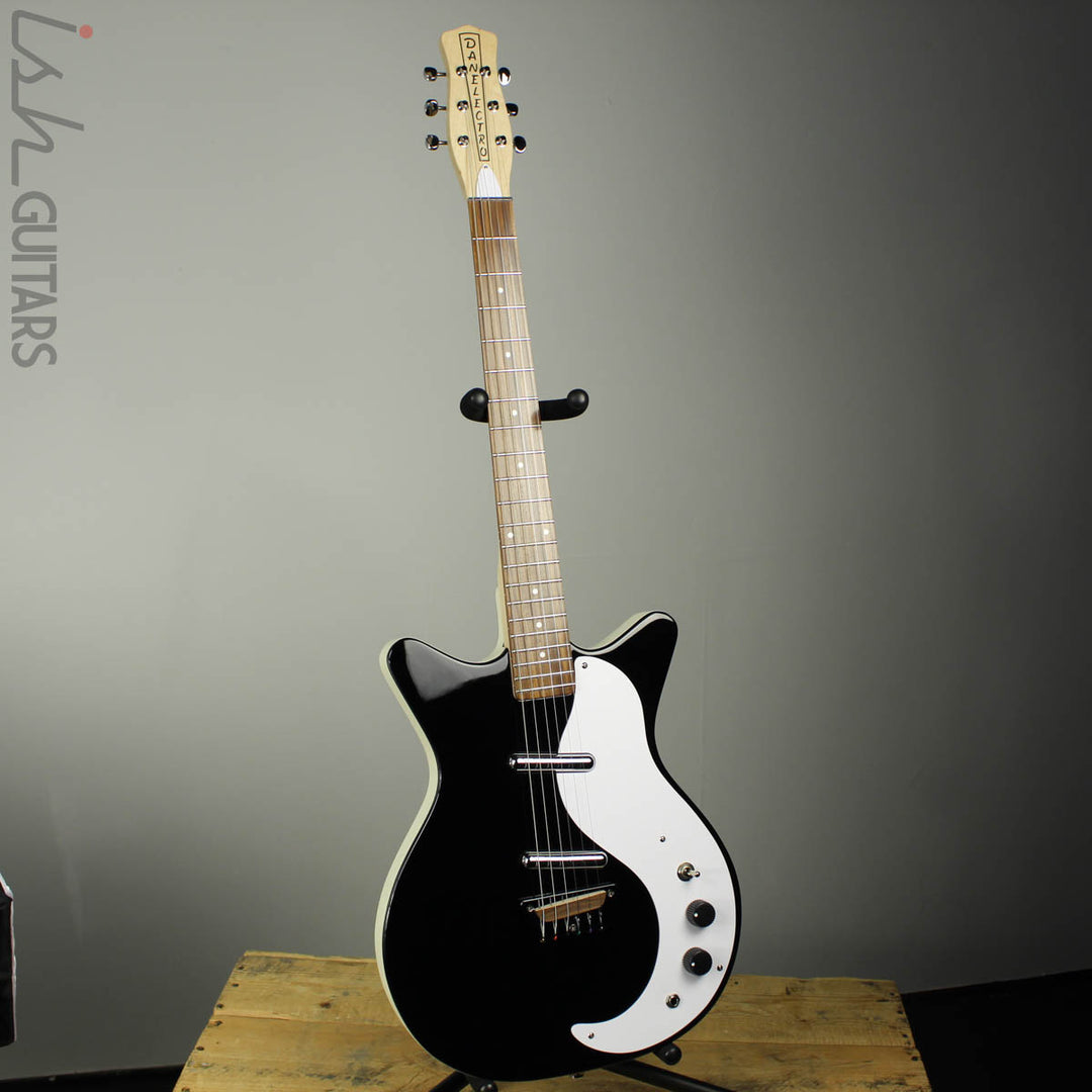 Danelectro Stock 59 Black Electric Guitar (DEMO VIDEO)