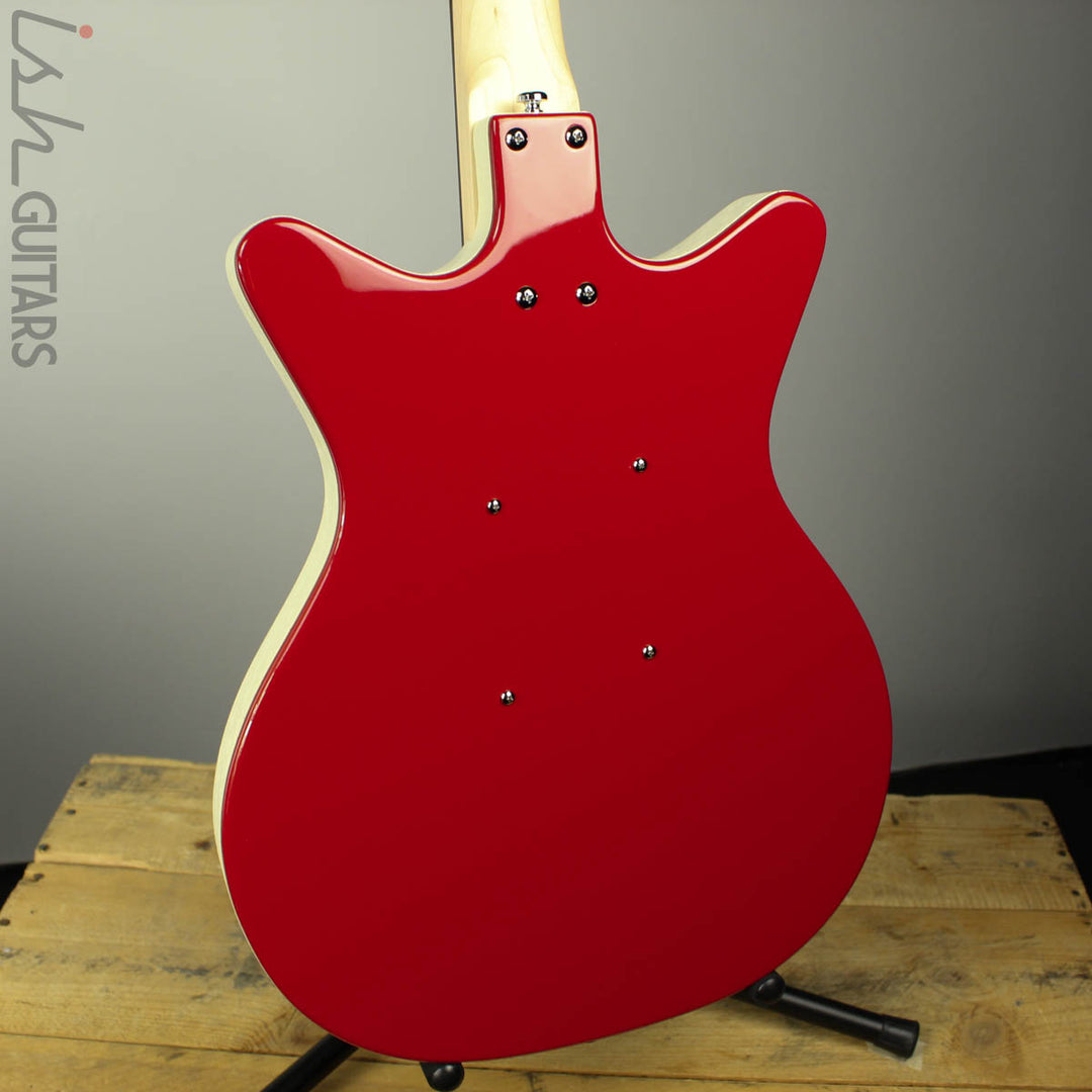 Danelectro Stock 59 Red Electric Guitar (DEMO VIDEO)