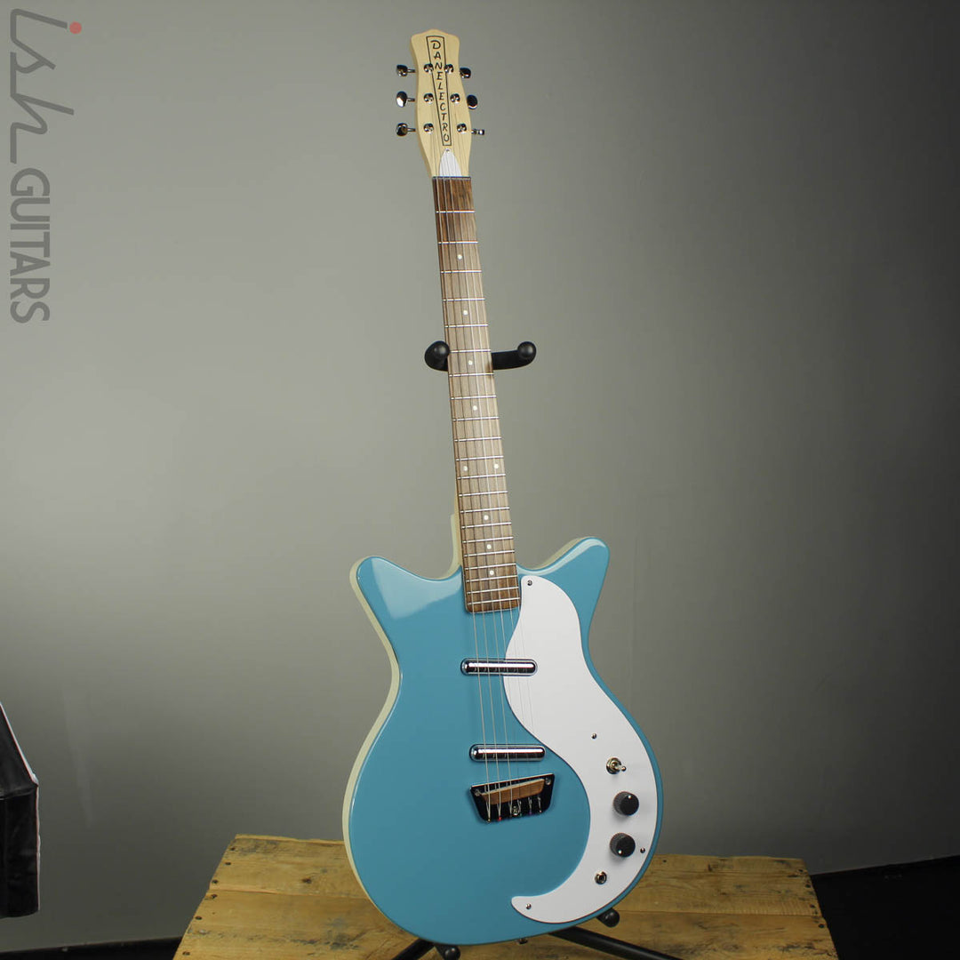 Danelectro Stock 59 Aquamarine Electric Guitar (DEMO VIDEO) – Ish