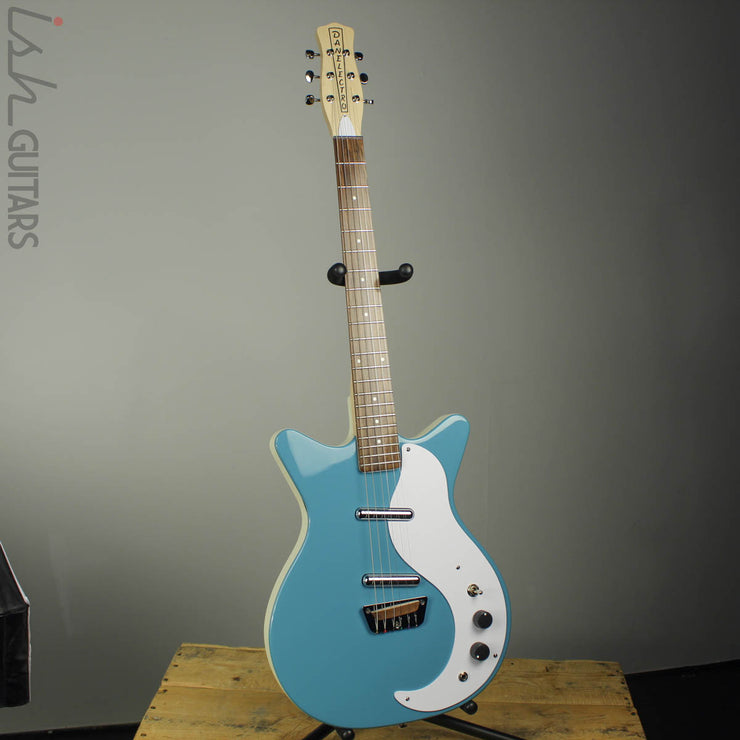 Danelectro Stock 59 Aquamarine Electric Guitar (DEMO VIDEO)