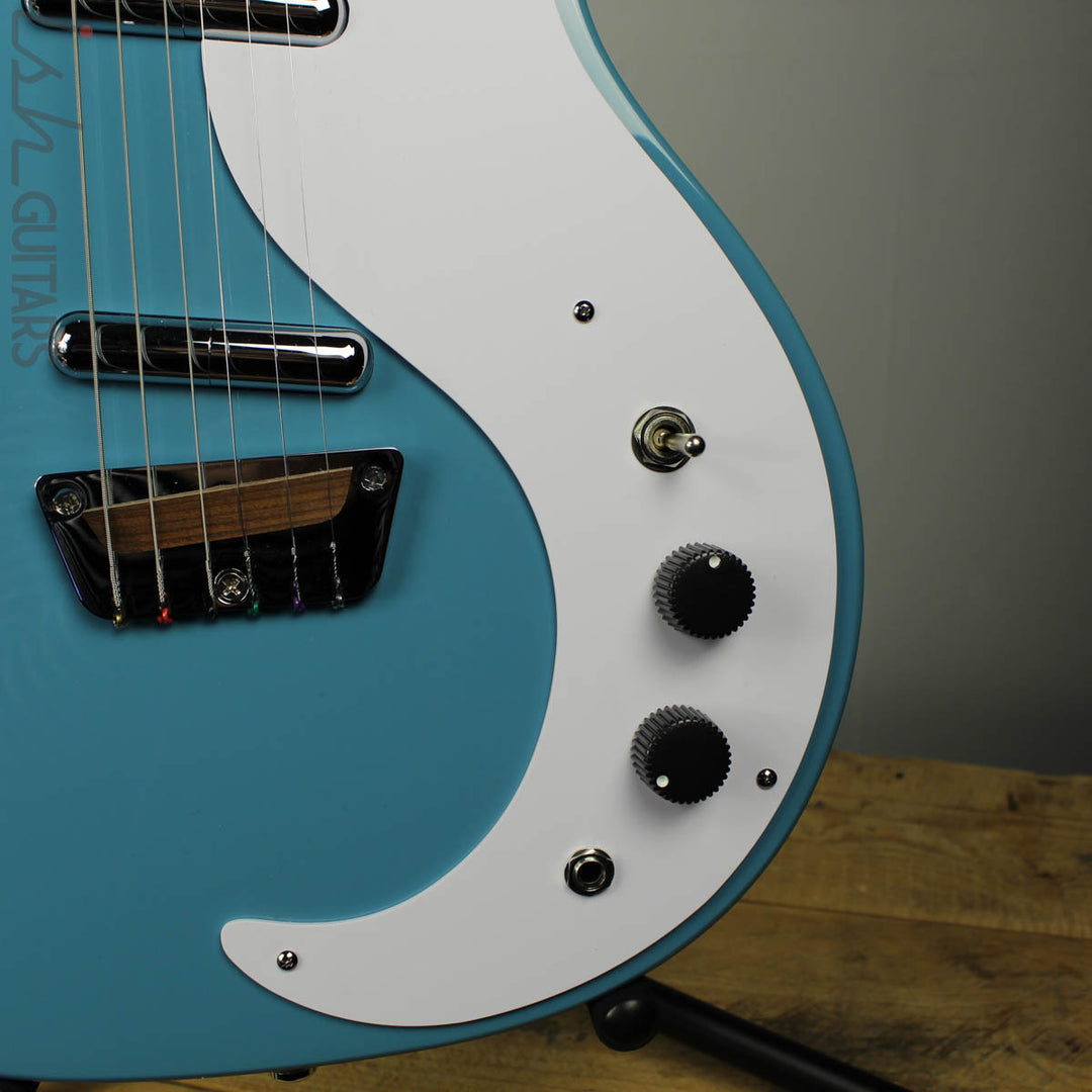 Danelectro Stock 59 Aquamarine Electric Guitar (DEMO VIDEO)