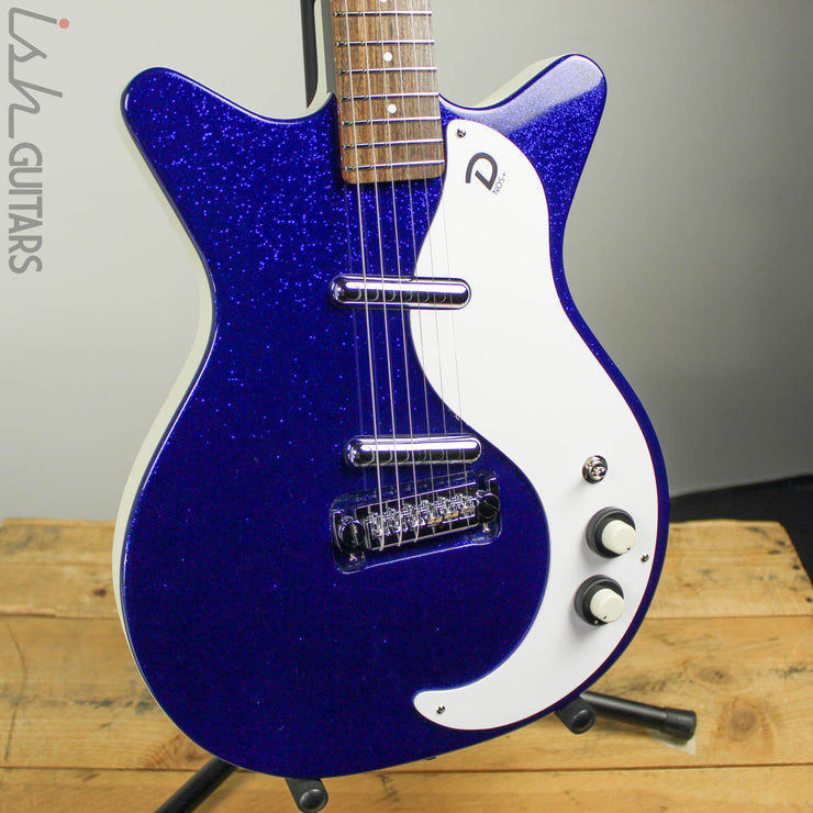 Danelectro 59M NOS+ 60th Anniversary Edition Blue Metalflake