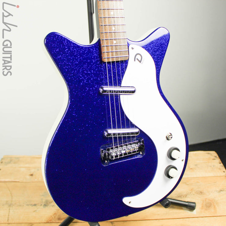 Danelectro 59M NOS+ 60th Anniversary Edition Blue Metalflake