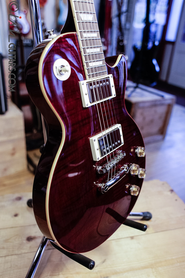 Epiphone Les Paul 1960 Tribute Plus Black Cherry – Ish Guitars