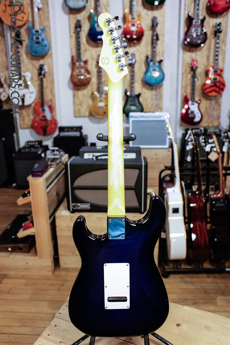 G&amp;L Legacy Tribute Blue Upgraded Pickups and Tuners and Case!