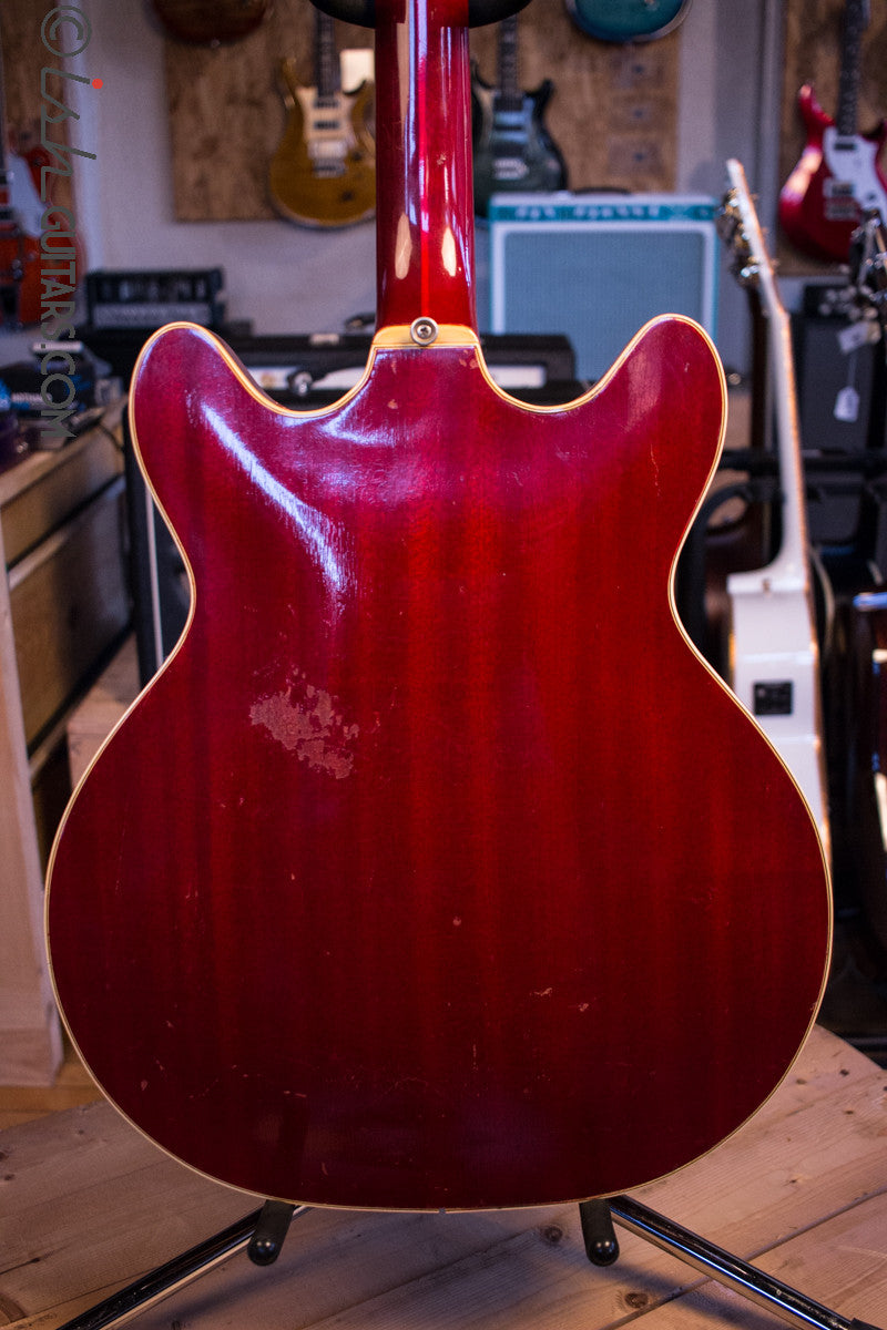Guild Starfire Bass Guitar 1967 Cherry Vintage w/ Original Case Brazilian Rosewood Fretboard