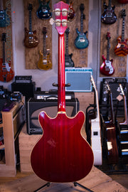 Guild Starfire Bass Guitar 1967 Cherry Vintage w/ Original Case Brazilian Rosewood Fretboard
