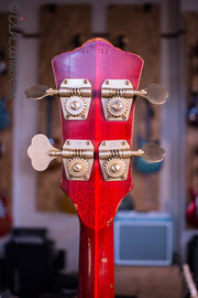 Guild Starfire Bass Guitar 1967 Cherry Vintage w/ Original Case Brazilian Rosewood Fretboard