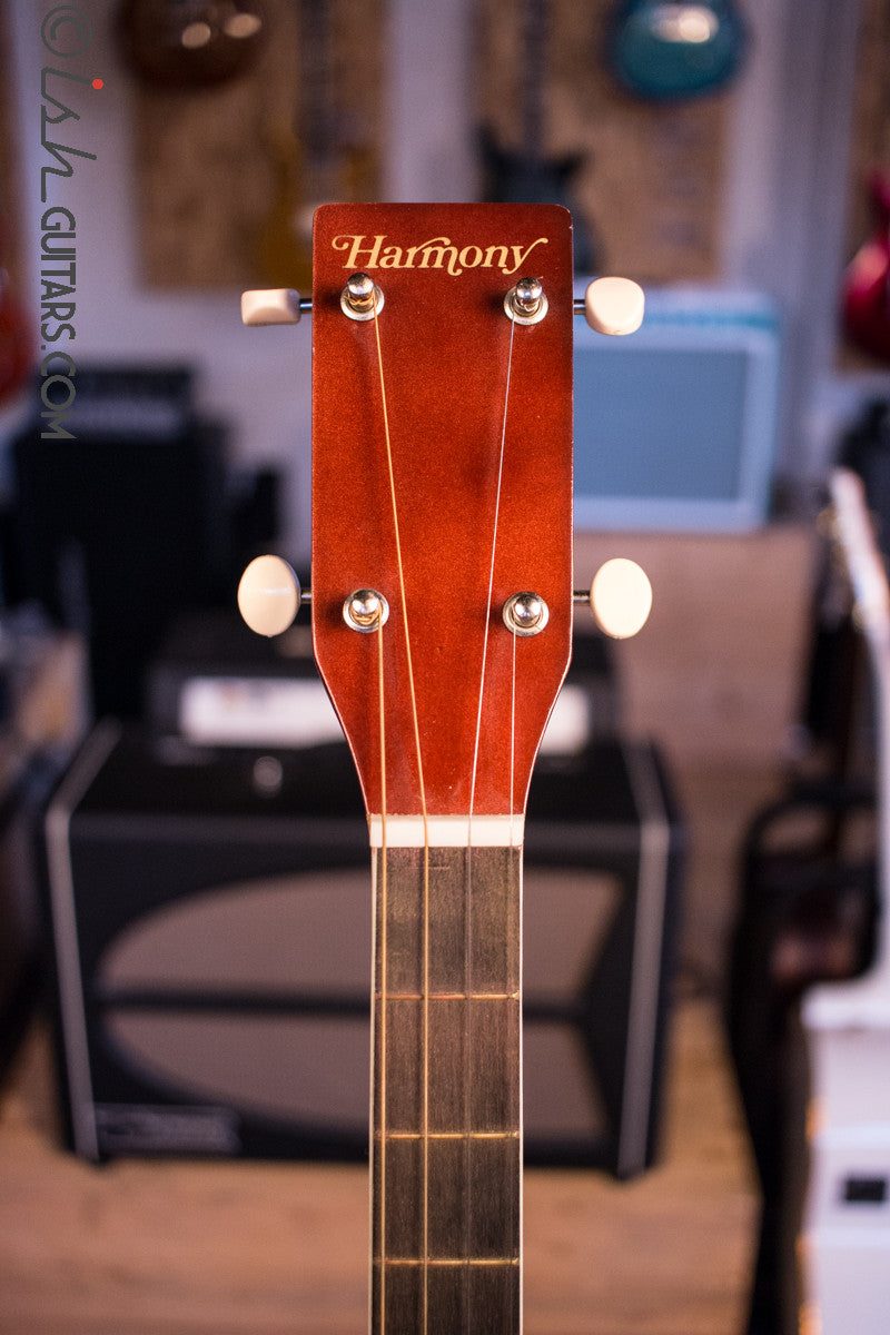 Harmony Acoustic Guitar H4102 Tenor 4 String Vintage