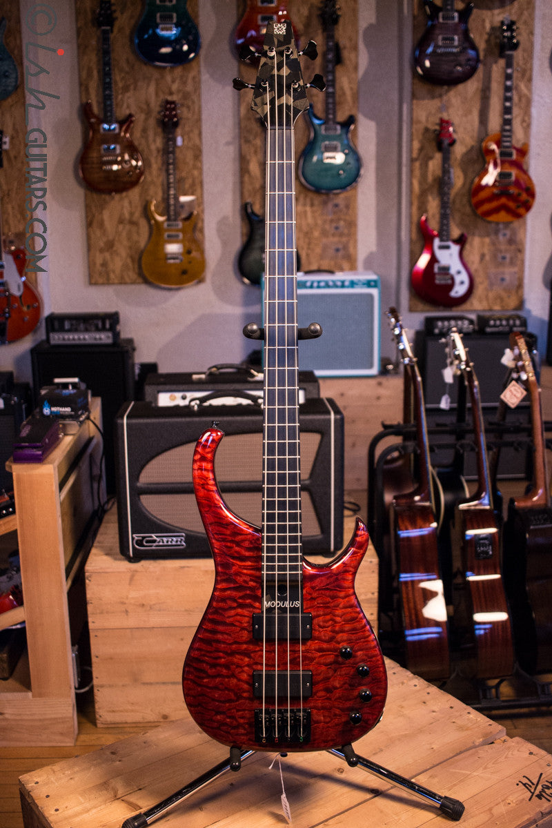 Modulus Quantum 4 String Quilted Maple Top Amazing Condition