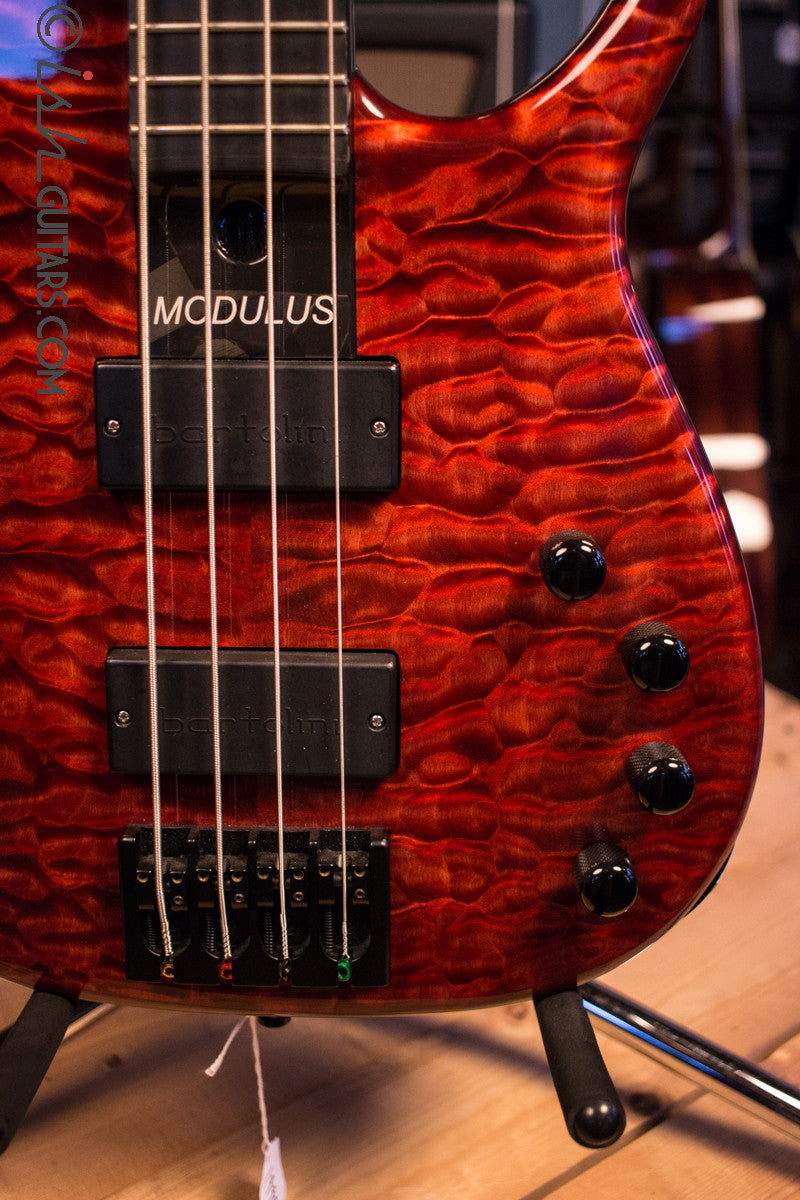 Modulus Quantum 4 String Quilted Maple Top Amazing Condition
